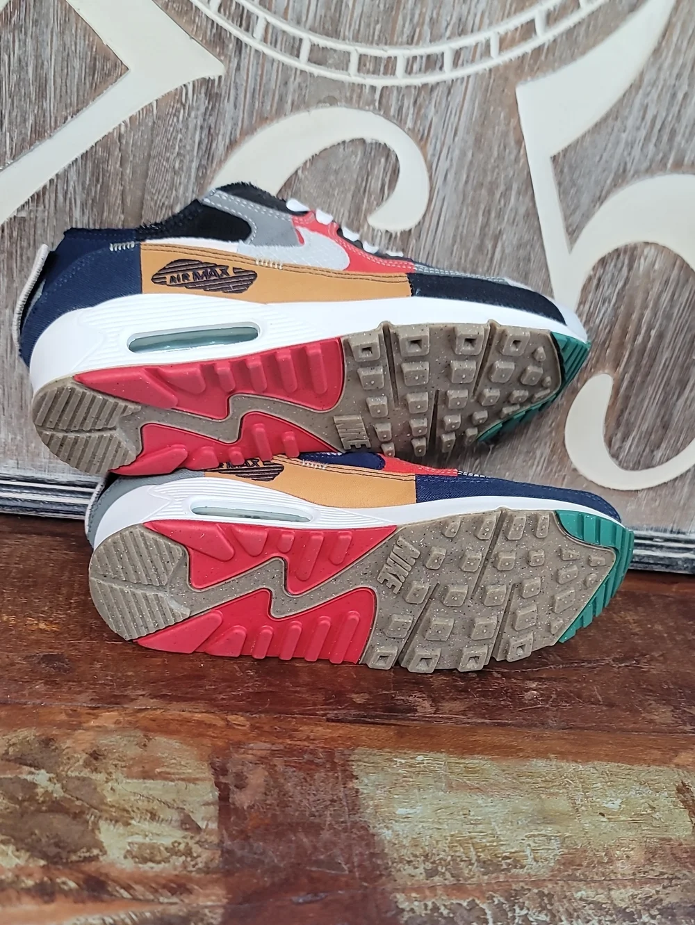 🔥 Nike Wmns Air Max 90 QS 'Legacy' 'Scrap Patchwork' Wmns 7 (Like New)